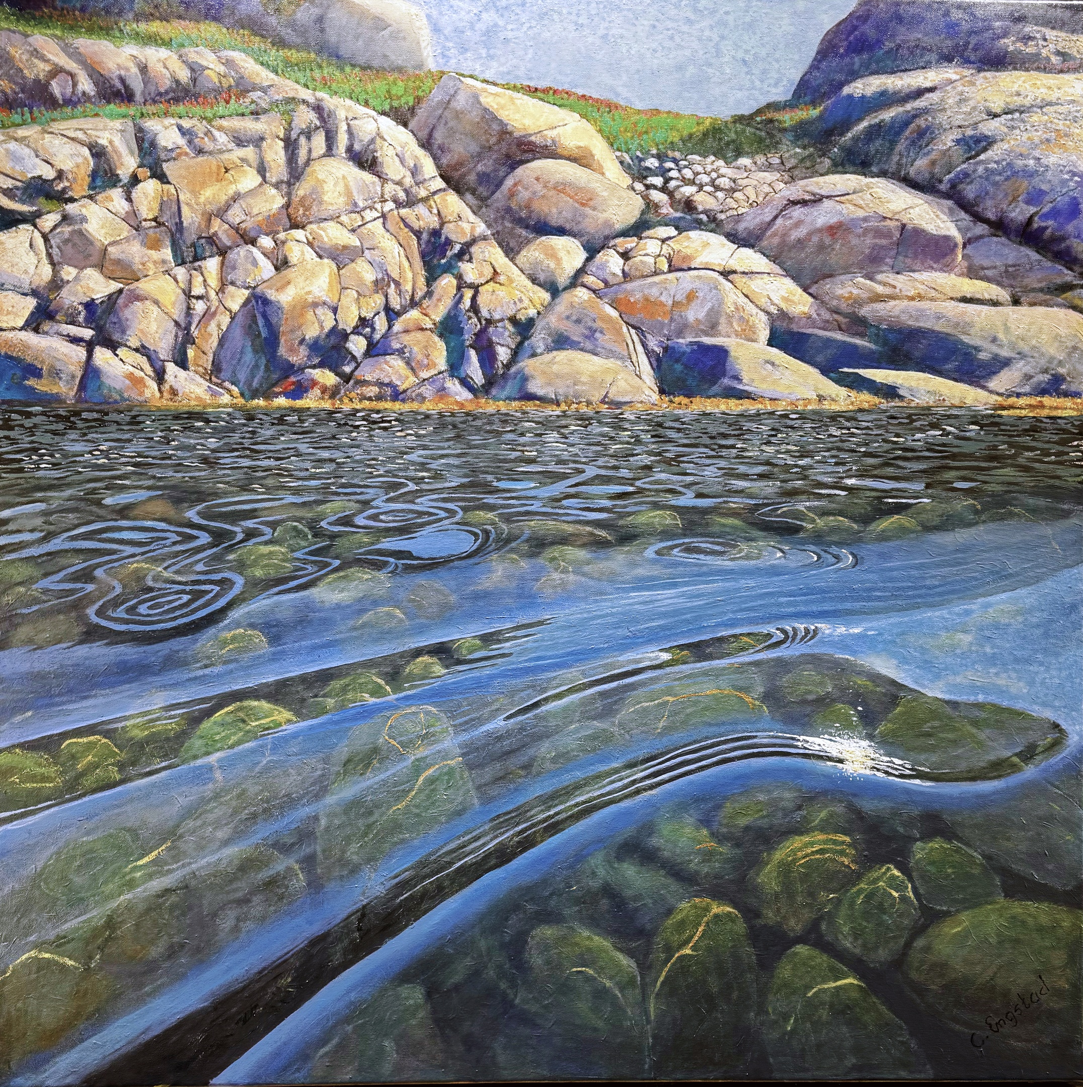 Need for Attention / Uppmärksamhetsbehov Stora Kornö, Passagen  5641. 93x93 cm. (klicka på bild HD)  12.000 SEK