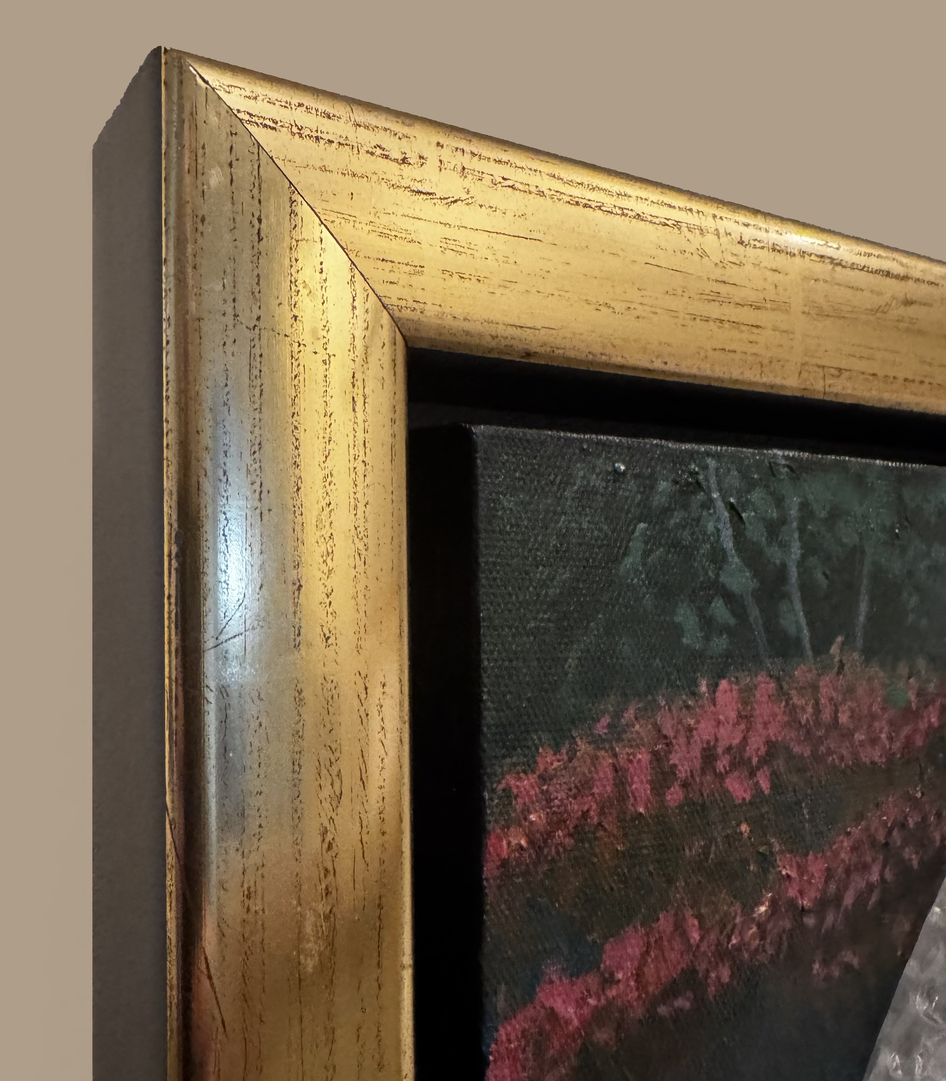 Bredare skugglist med bladguld