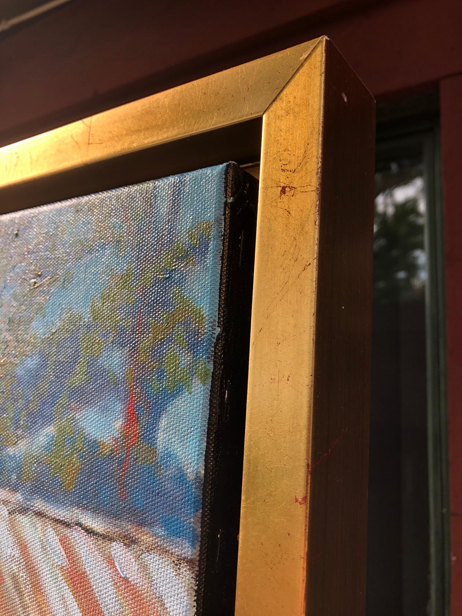 Skugglist/flytande ram, bladguld